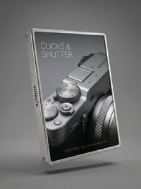 Camera Clics — cinematic shutter sound pack cover